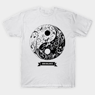 YIN YANG MANDALA T-Shirt